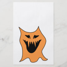 Monster. Black and Orange. Full Color Flyer