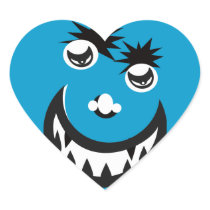Monster Blue Sticker