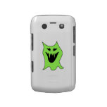 Monster Cartoon. Green and Black. Blackberry Bold Cover