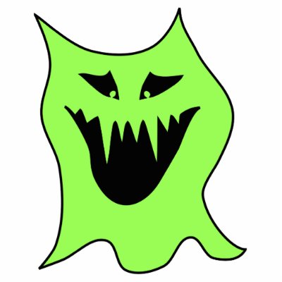Monster Cartoon. Green and Black. Photo Cut Outs by Graphics_By_Metarla