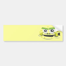 Monster Face Bumper Stickers