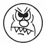 Monster Face Embroidered Shirt embroidered shirts