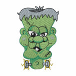 Monster Face embroidered shirts