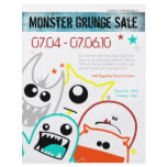 Monster Grunge Sale Flyers