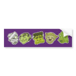 Monster Love bumper stickers