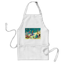 Monster Summer Time on the Beach aprons