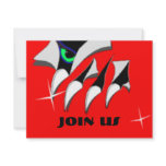 MONSTER THEME CLAWS & EYE PARTY INVITATIONS INVITE