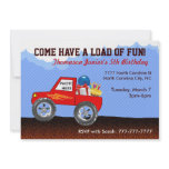 Monster Truck Birthday Invitations