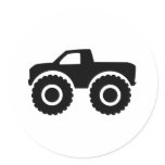 Monster truck sticker