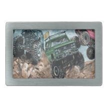 Monster Trucks Belt Buckle