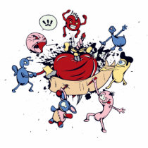 monsters attack of the heart anti love vector photo sculptures