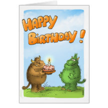Monsters Greeting Cards