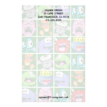Monsters & Kaiju Customized Stationery