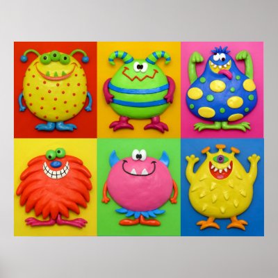 Monsters Posters by AmyVangsgard