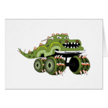 Monstersaurus Truck Card