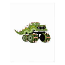 Monstersaurus Truck Postcards