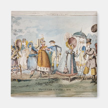 Monstrosities of 1818 fridge magnet