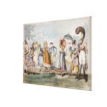 Monstrosities of 1818 gallery wrap canvas