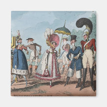 Monstrosities of 1818 Painting Refrigerator Magnet