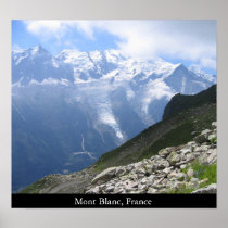 Mont Blanc, France Posters