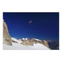 Mont Blanc massif and mer de glace Photograph