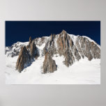 Mont Blanc massif poster