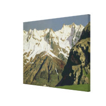 Mont Blanc Mountains, 1897 Canvas Prints