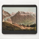 Mont Blanc, the chain from La Fleg�re, Chamonix Va mousepads