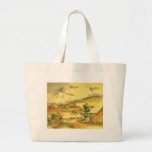 Mont Sainte Victoire by Cezanne, Vintage Fine Art Tote Bags