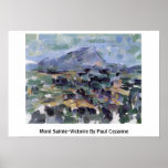 Mont Sainte-Victoire By Paul Cezanne posters