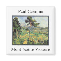 Mont Sainte Victoire - Paul Cezanne Refrigerator Magnets
