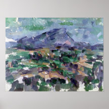 Montagne Sainte-Victoire, 1904-06 Poster