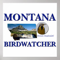 Montana Birdwatcher Posters