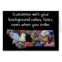Montana Colourful Customise card how you want it