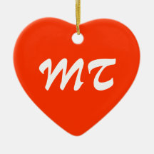 Montana Heart Ornament