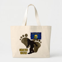 Montana Squatch Watch Canvas Bag