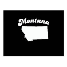 MONTANA STATE MOTTO T-SHIRT T-shirt Postcard
