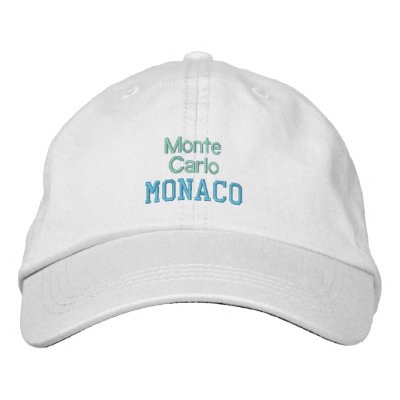 MONTE CARLO cap Embroidered Baseball Caps MONTE CARLO cap Embroidered Baseball Caps
