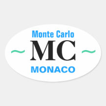 MONTE CARLO stickers (4)