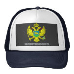 Montenegrin Emblem Mesh Hats