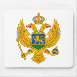 Montenegro Coat of Arms Mousepad