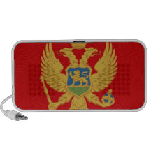 Montenegro Flag Travelling Speakers