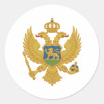 Montenegro Round Sticker