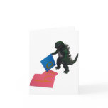 Montessaurus & Sand Paper Letters Note Card