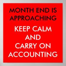 MONTH END IS APROACHING: posters