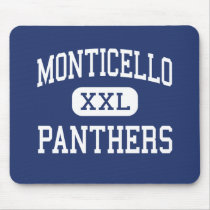 Monticello - Panthers - High - Monticello New York Mouse Pads
