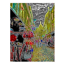 Montmarte Street Post Card