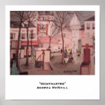Montmartre poster posters