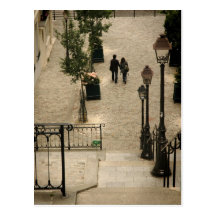 Montmartre Steps Postcard