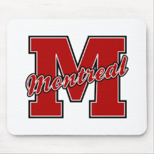 Montreal Letter Mouse Pads
